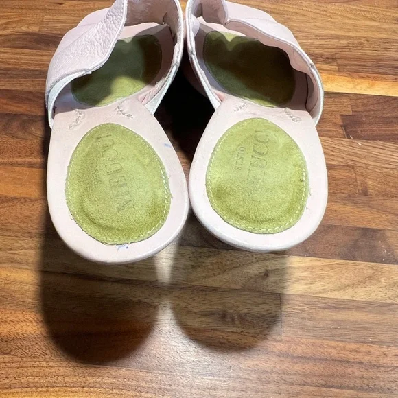 Sesto Meucci Blush Pink Open Toe Heels - Picture 10 of 13